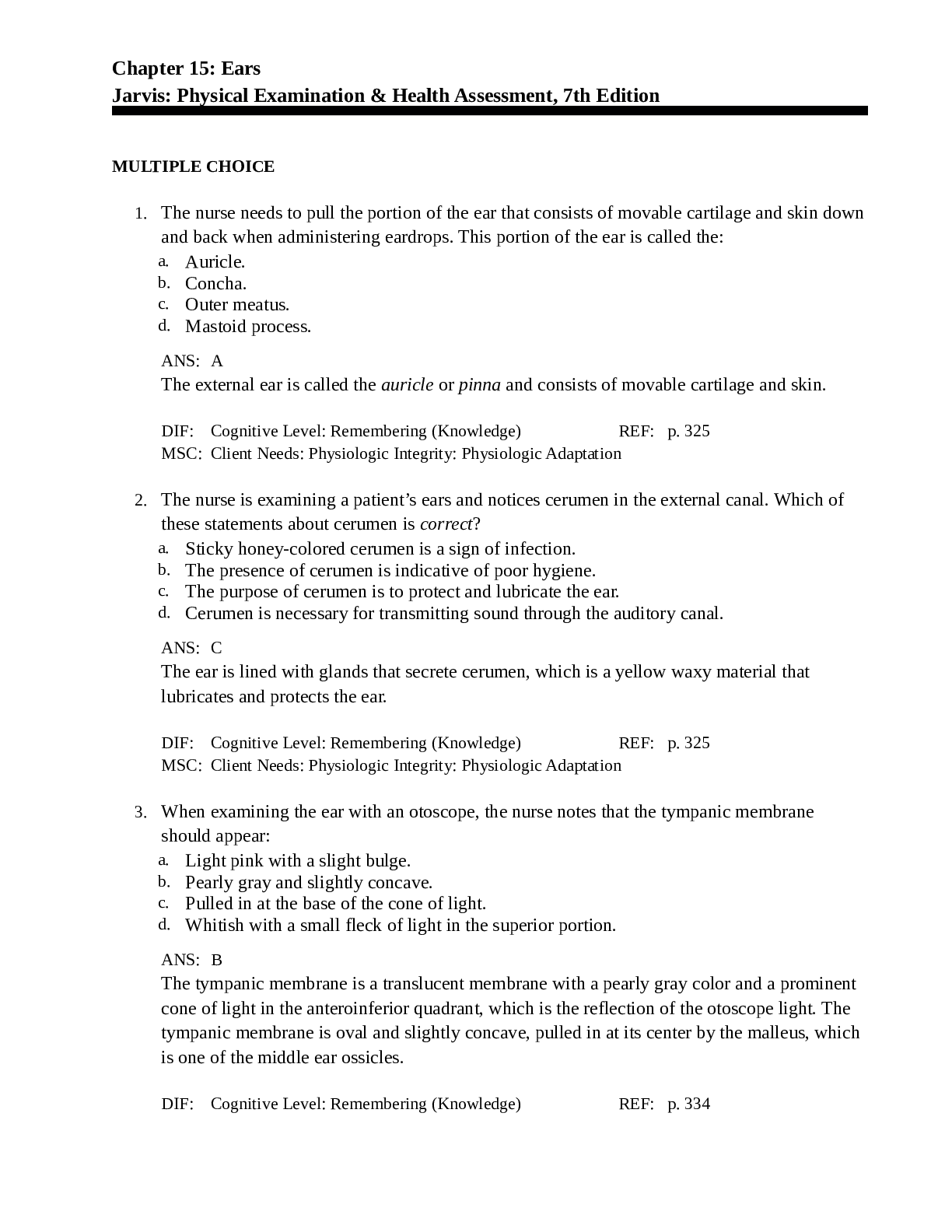Preview image for Chapter 14: Female Genitalia ; Bates’ Guide to Physical Examination and History Taking, 12th Edition